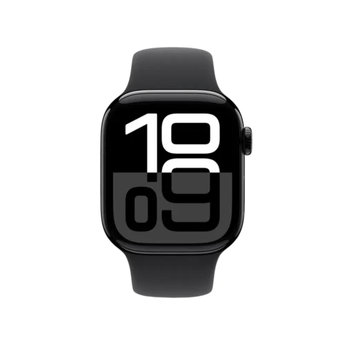 Store Display Unit – Apple Watch Series 10 (GPS, 46mm) – Jet Black Aluminum Case with Ink Sport Loop. Fitness Tracking, ECG App, Always-On Retina Display, Carbon Neutral. 3N496HN/A